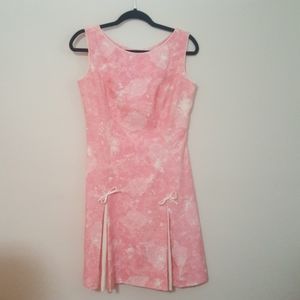 VINTAGE 1970s Pink Summer Dress